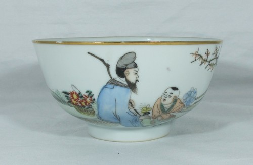 Ancien bol porcelaine - bol,