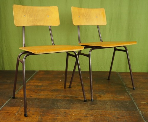 60er vintage chaise salle - chaise, à