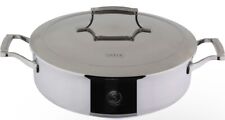 Saveur Selects Voyage 5-Quart Tri-Ply Sauteuse with Lid EUC, Used Once (Lid New)
