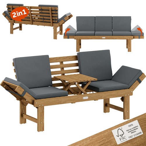 Casaria banc jardin - en, bois