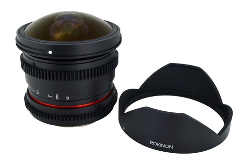 New rokinon clicked 8mm - new, hd