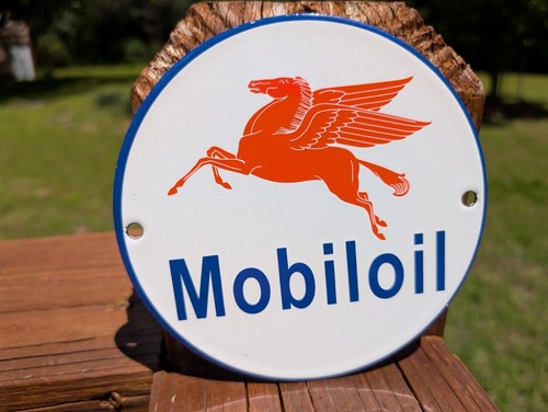Porcelain mobiloil pegasus - mobiloil,