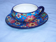 Tasse a chocolat en émaux de