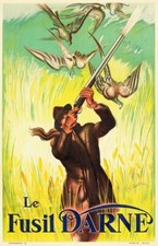 PUBLICITé FUSIL DARNE Rf0461 - POSTER HQ 40x60cm d'une AFFICHE VINTAGE