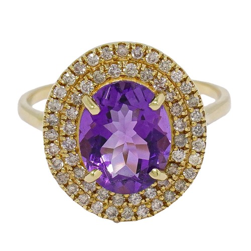 Bracelet bague améthyste - , 2,40