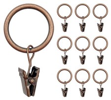 40 Pièces Anneaux Rideaux
