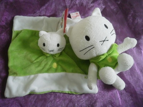 Lot peluche doudou chat - doudou,