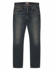 LEVI'S Womens 571 Slim Jeans W28 L33 Blue BL09