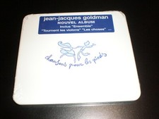 Jean-Jaques Goldman chansons pour les pieds boite métal neuf sous blister