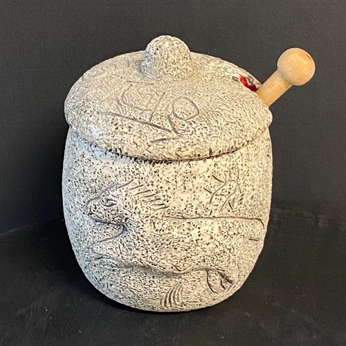 Céramique pot moutarde - pot, à