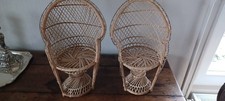 2 fauteuils poupée  H 41cm