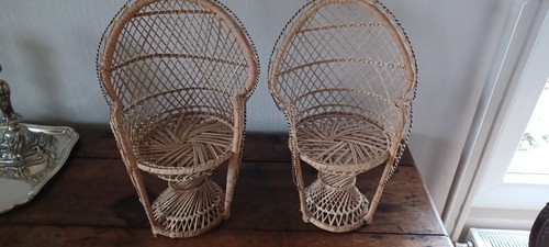 Fauteuils poupée h 41cm - 2,
