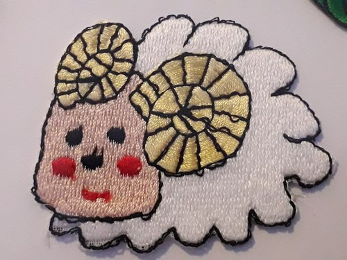 Ecusson patch mouton bélier - patch,