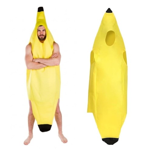 Costume banane jaune adulte - banane,