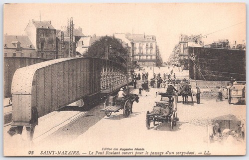 Vintage saint nazaire pont - vintage,