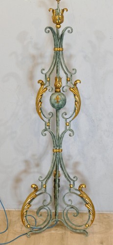 Lampadaire fer forgé - lampadaire,