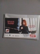 Mylene Farmer Ticket En Concert 89