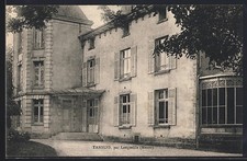 CPA Tannois par Longueville, Vue de la façade d´une grande maison avec véranda 