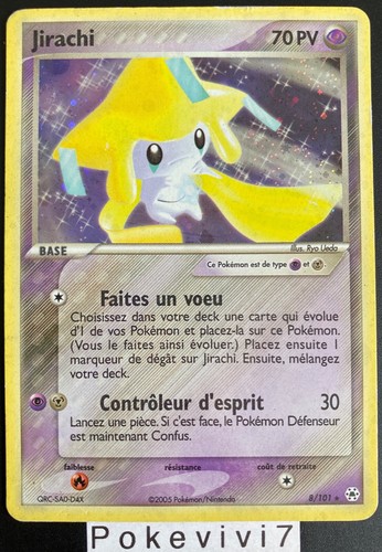 Carte pokemon jirachi - carte, 8/101