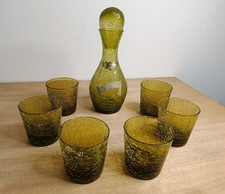 Service à whisky en verre