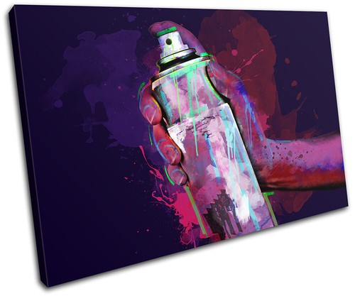 Graffiti neon spray can - graffiti,