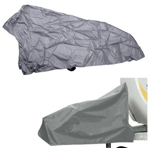 Grey caravan camper trailer - caravan,