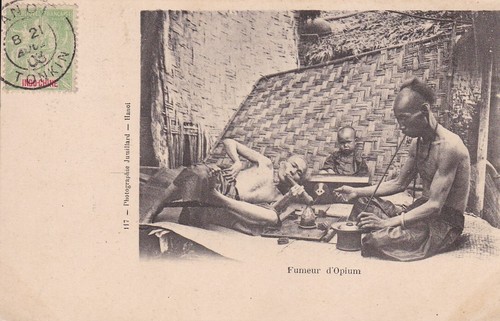 Fumeur opium tonkin hanoi - d'opium,