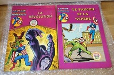 70's 2 Comics Artima Color Captain America La revolution / Le Faucon