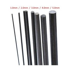 JONC CARBONE 3mm. Longueur 1m