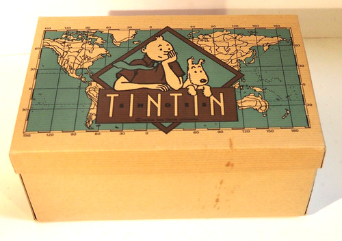 Tintin boîte chaussures - tintin.,