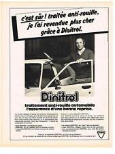 1981 ADVERTISING DINITROL Rust Treatment