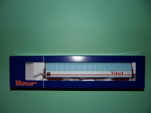 Roco wagon bâché long vittel - wagon,