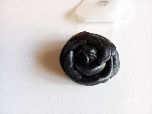 Atoll palme broche cuir - broche,