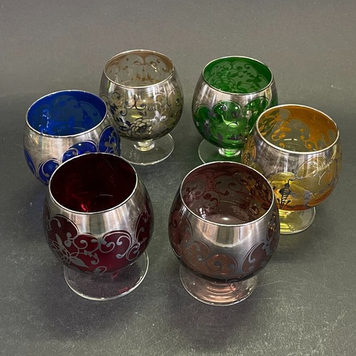 Verres cognac de couleur - verres,