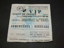 !! Ancien ticket foot match