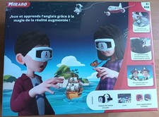 MIRABO  Jeu Éducatif Apprendre L'anglais Casque De Réalité Virtuelle+ Livre Neuf