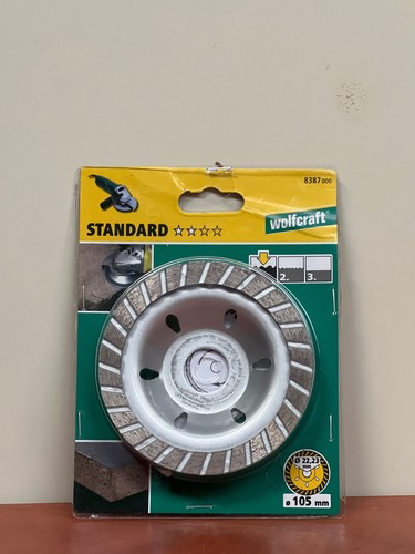 Wolfcraft plateau diamant 105