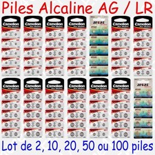 Piles AG : LR41 LR43 LR44 LR45