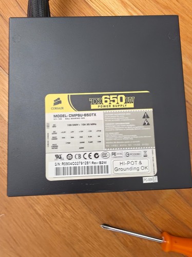 Corsair tx650w - tx650w, (cmpsu-650tx)