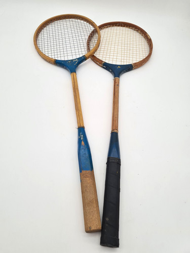 Ancienne raquette badminton - ancienne, de