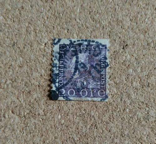 Timbre rare suède roi - timbre, de