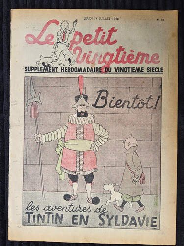 Tintin petit vingtième - petit,