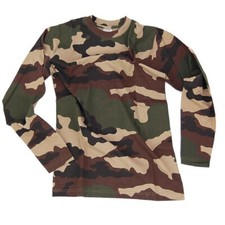 TEE SHIRT MANCHES LONGUES CAMO MILITAIRE PAINTBALL AIRSOFT ARMEE OPEX PARA