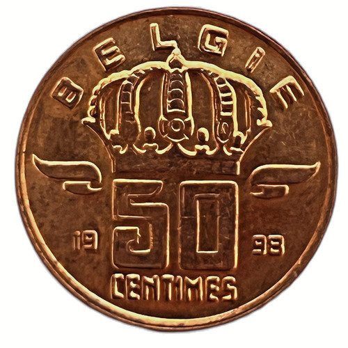 Pièce centimes belgique - de,