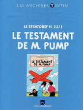 BD LES ARCHIVES TINTIN - LE TESTAMENT DE M. PUMP / HERGE, MOULINSART