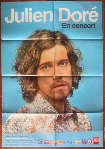 Affiche concert julien dore - concert,