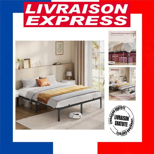 Vasagle cadre lit 160 200 - de,
