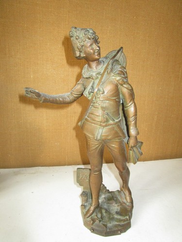 Statuette régule ancienne - statuette,