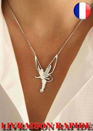 Collier fleur fée elf - fleur,