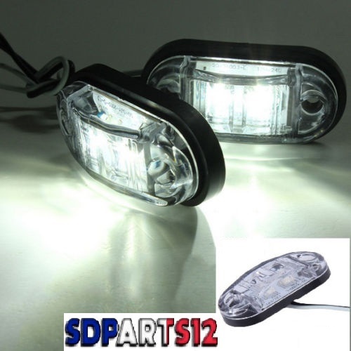 12v smd led blanc feux - blanc,